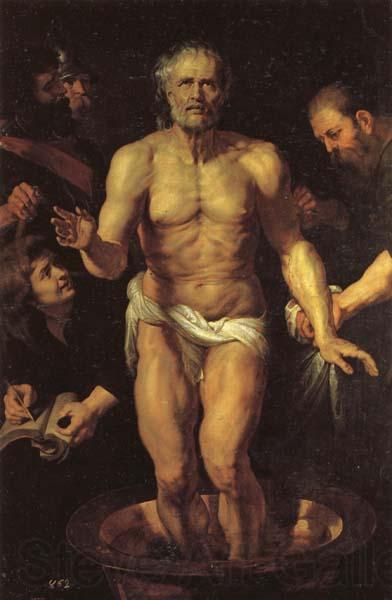 Peter Paul Rubens The Death of Seneca Norge oil painting art